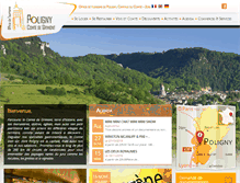 Tablet Screenshot of poligny-tourisme.com